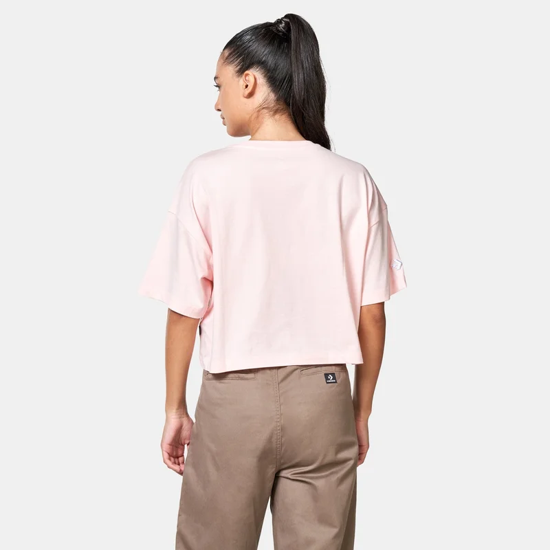 كونفرس تيشيرت قصير نسائي  بقلب